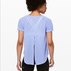 lululemon open up tie back tee